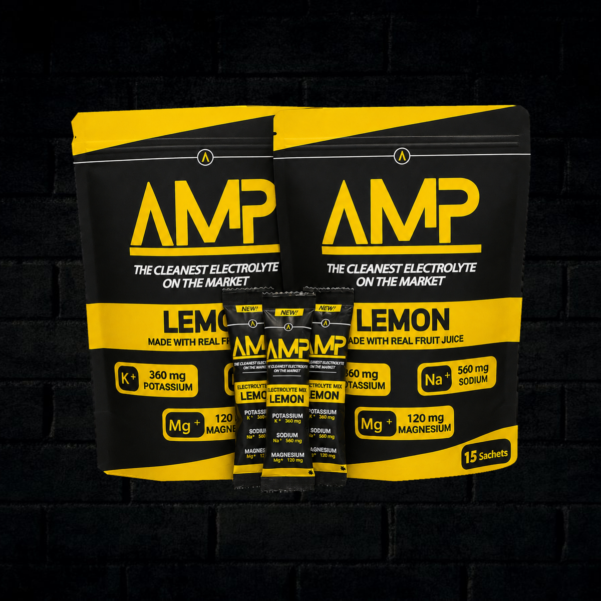 AMP Lemon 15-Sachet Bag