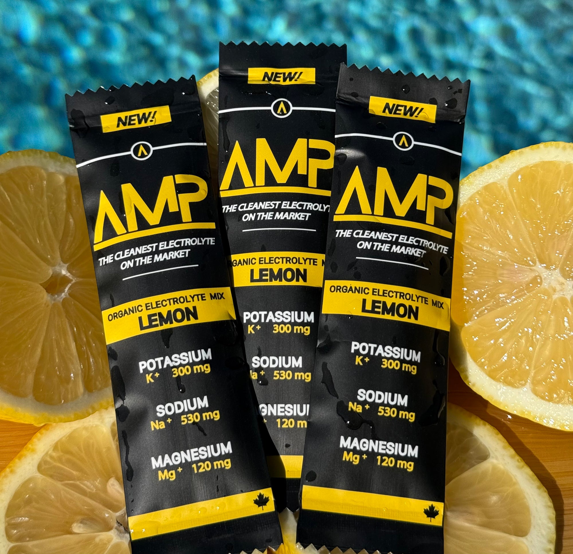 AMP Lemon | 14 Single-Serve Stick Packs