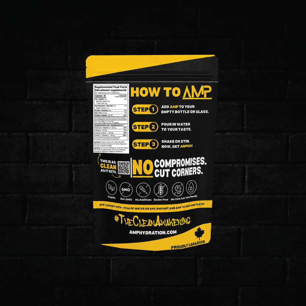 AMP Lemon | 15-Sachet Bag